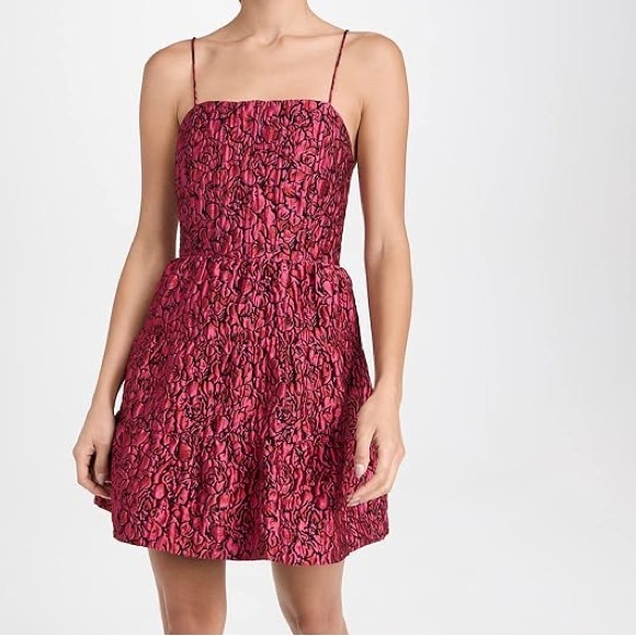 Alice Shirt Dress- Fuchsia Floral